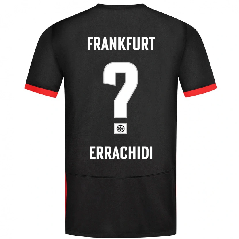 Danxen Børn Youness Errachidi #0 Sort Udebane Spillertrøjer 2024/25 Trøje T-Shirt