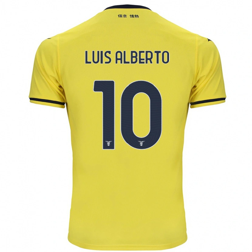 Danxen Børn Luis Alberto #10 Gul Udebane Spillertrøjer 2024/25 Trøje T-Shirt