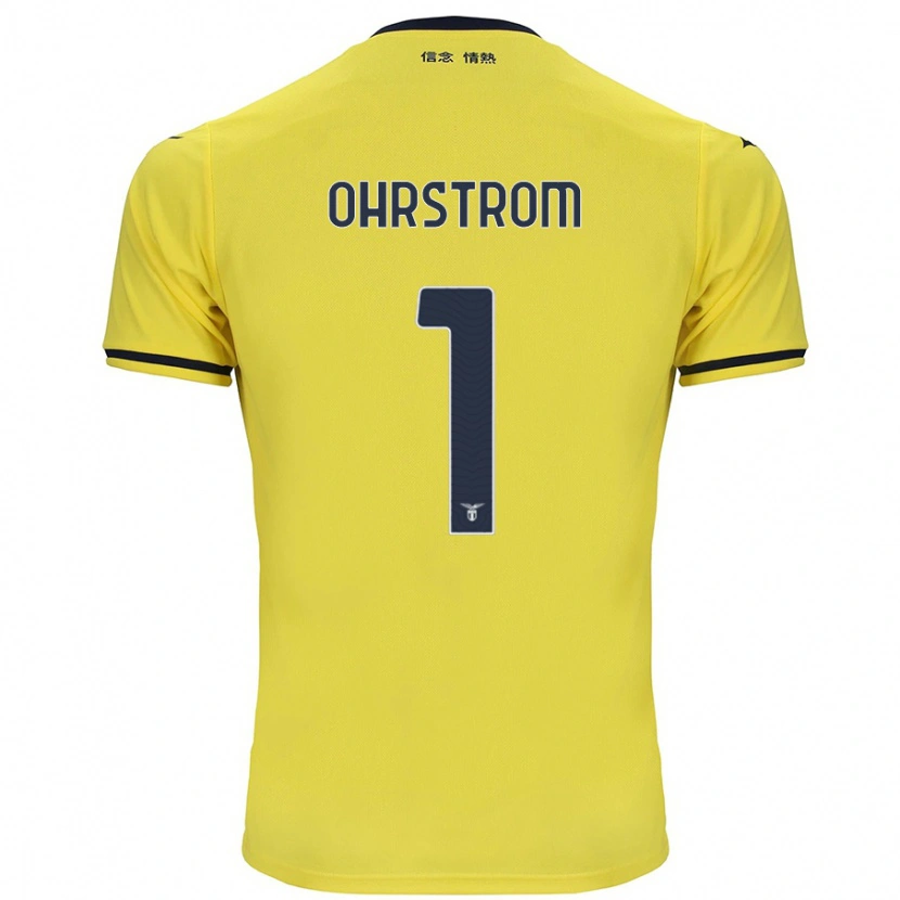 Danxen Børn Stephanie Ohrstrom #1 Gul Udebane Spillertrøjer 2024/25 Trøje T-Shirt
