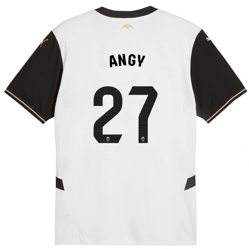 Danxen Mænd Angy #27 Hvid Sort Hjemmebane Spillertrøjer 2024/25 Trøje T-Shirt