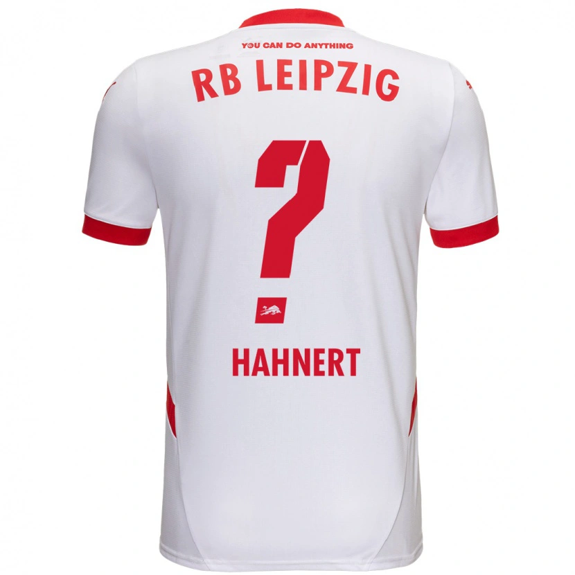 Danxen Mænd Ole Hähnert #0 Hvid Rød Hjemmebane Spillertrøjer 2024/25 Trøje T-Shirt