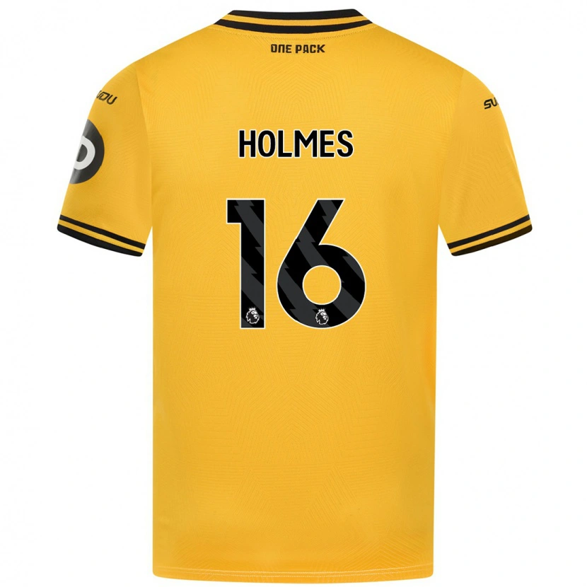 Danxen Mænd Summer Holmes #16 Gul Hjemmebane Spillertrøjer 2024/25 Trøje T-Shirt