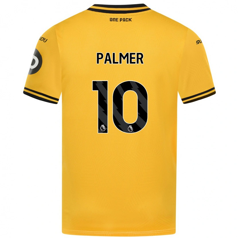 Danxen Mænd Jamila Palmer #10 Gul Hjemmebane Spillertrøjer 2024/25 Trøje T-Shirt