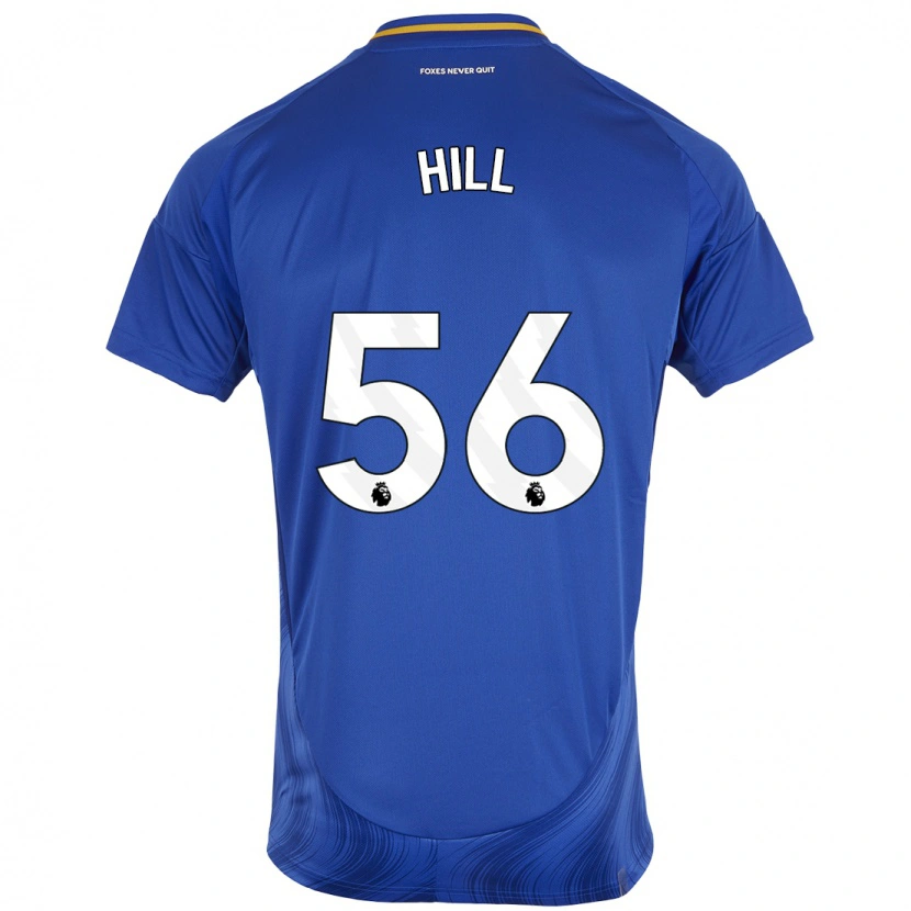 Danxen Mænd Deniche Hill #56 Blå Hvid Hjemmebane Spillertrøjer 2024/25 Trøje T-Shirt