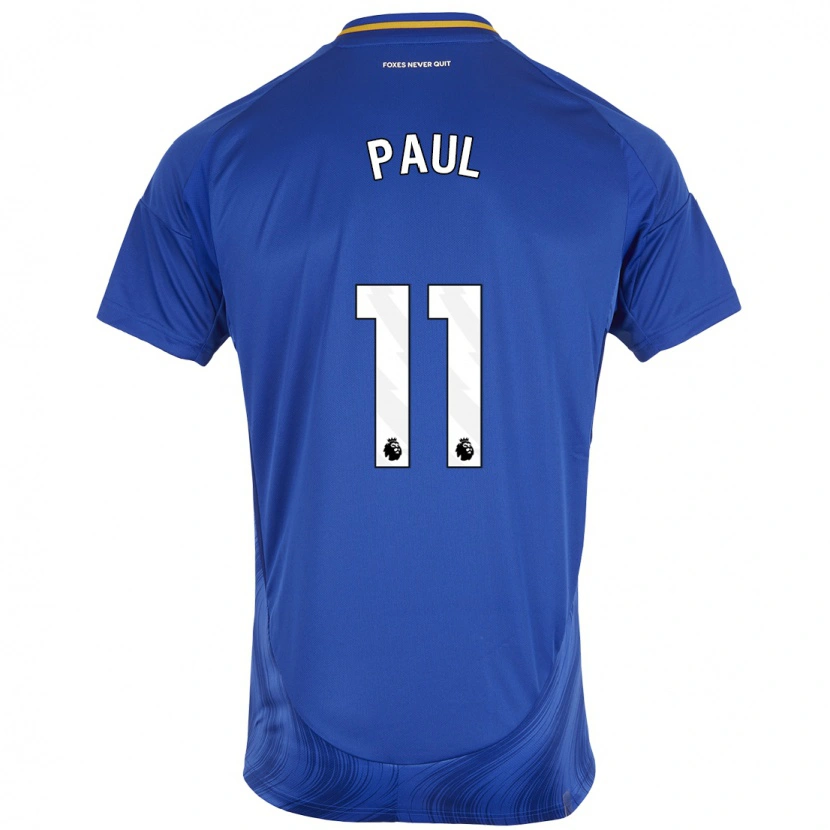 Danxen Mænd Lachante Paul #11 Blå Hvid Hjemmebane Spillertrøjer 2024/25 Trøje T-Shirt