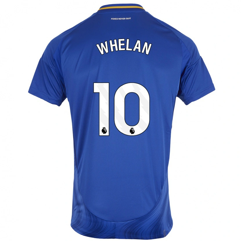 Danxen Mænd Aileen Whelan #10 Blå Hvid Hjemmebane Spillertrøjer 2024/25 Trøje T-Shirt