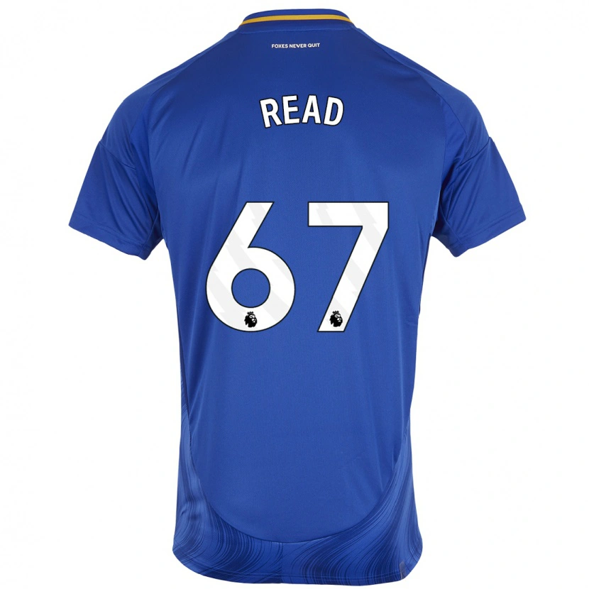 Danxen Mænd Cody Read #67 Blå Hvid Hjemmebane Spillertrøjer 2024/25 Trøje T-Shirt
