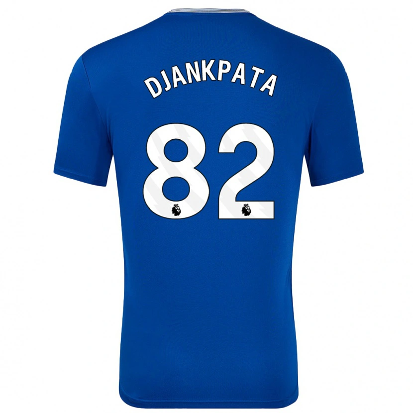 Danxen Mænd Halid Djankpata #82 Blå Med Hjemmebane Spillertrøjer 2024/25 Trøje T-Shirt