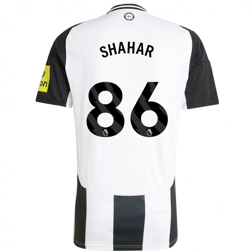Danxen Mænd Leo Shahar #86 Hvid Sort Hjemmebane Spillertrøjer 2024/25 Trøje T-Shirt