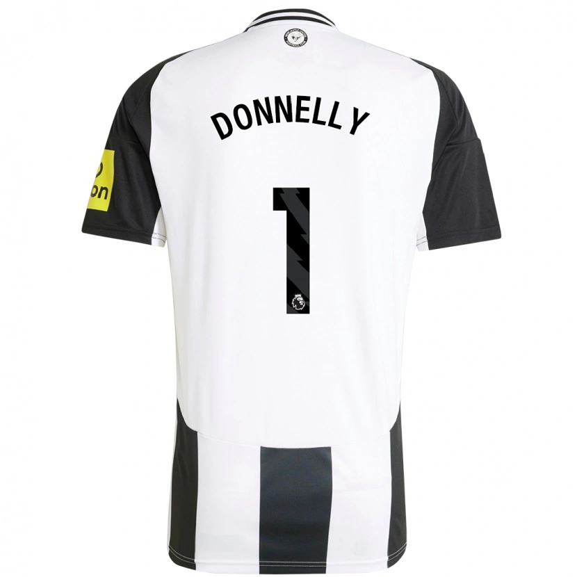 Danxen Mænd Grace Donnelly #1 Hvid Sort Hjemmebane Spillertrøjer 2024/25 Trøje T-Shirt