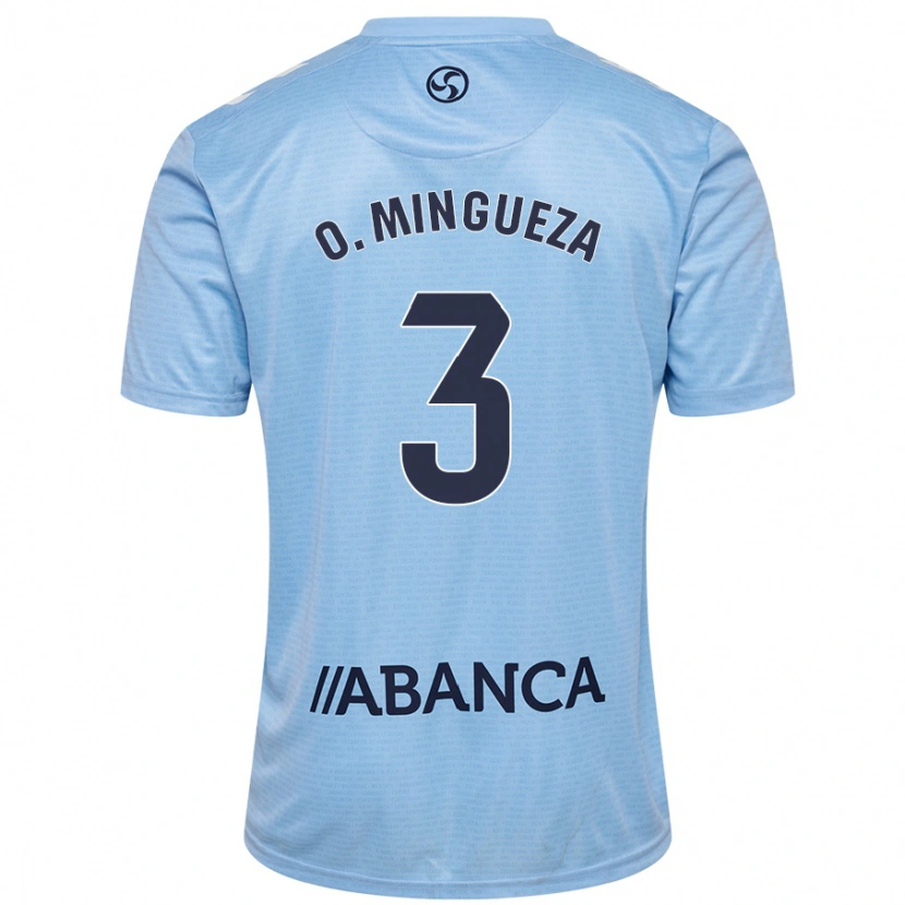 Danxen Mænd Óscar Mingueza #3 Himmelblå Hjemmebane Spillertrøjer 2024/25 Trøje T-Shirt