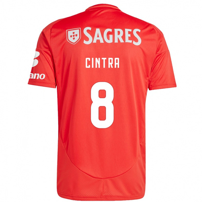 Danxen Mænd Marta Cintra #8 Rød Hvid Hjemmebane Spillertrøjer 2024/25 Trøje T-Shirt