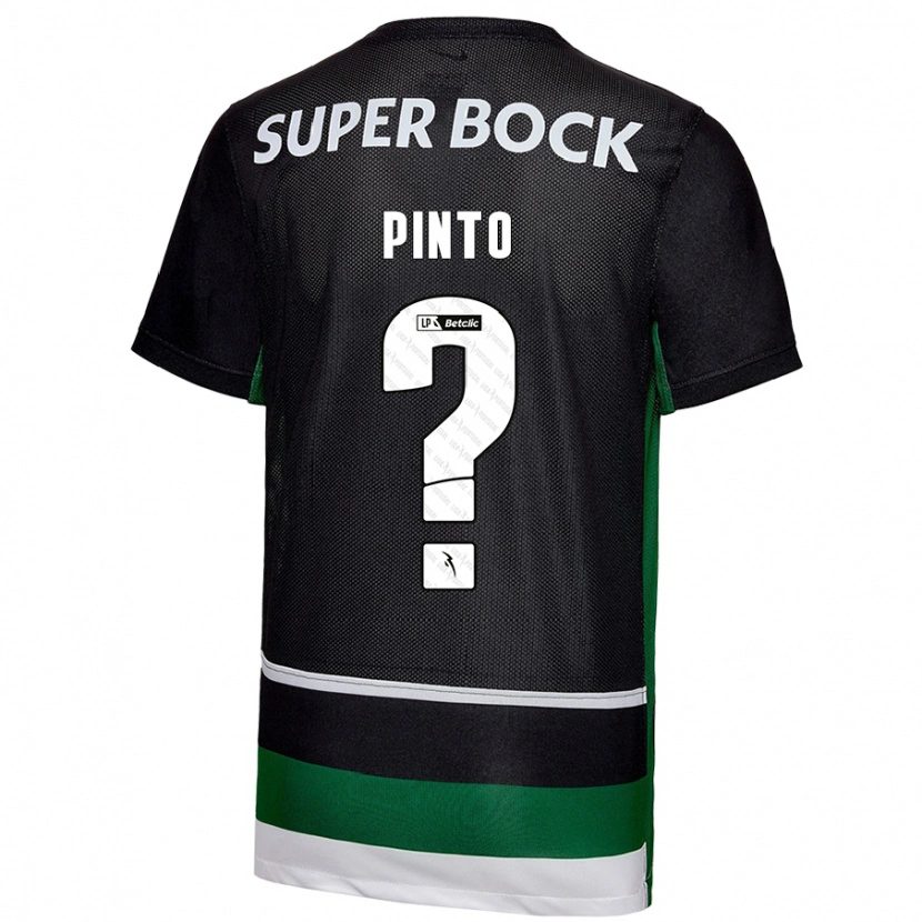 Danxen Mænd Fátima Pinto #0 Sort Hvid Grøn Hjemmebane Spillertrøjer 2024/25 Trøje T-Shirt
