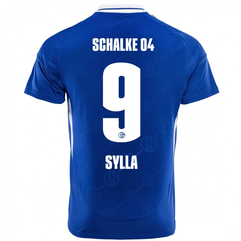 Danxen Mænd Moussa Sylla #9 Kongeblå Hjemmebane Spillertrøjer 2024/25 Trøje T-Shirt