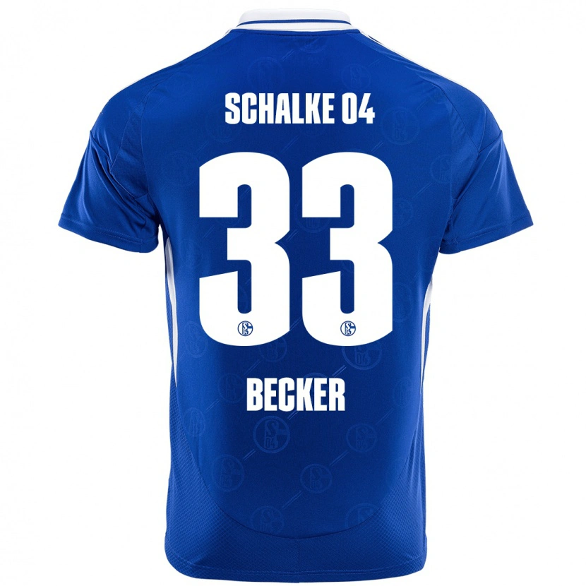 Danxen Mænd Vitalie Becker #33 Kongeblå Hjemmebane Spillertrøjer 2024/25 Trøje T-Shirt