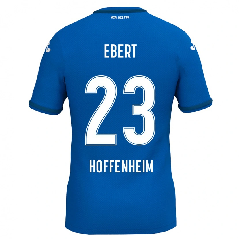 Danxen Mænd Darijo Ebert #23 Kongeblå Hjemmebane Spillertrøjer 2024/25 Trøje T-Shirt