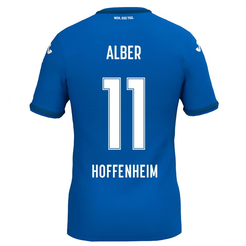 Danxen Mænd Mara Alber #11 Kongeblå Hjemmebane Spillertrøjer 2024/25 Trøje T-Shirt
