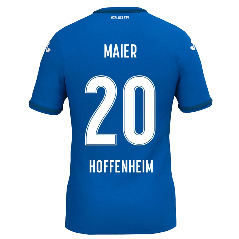 Danxen Mænd Leonie Maier #20 Kongeblå Hjemmebane Spillertrøjer 2024/25 Trøje T-Shirt
