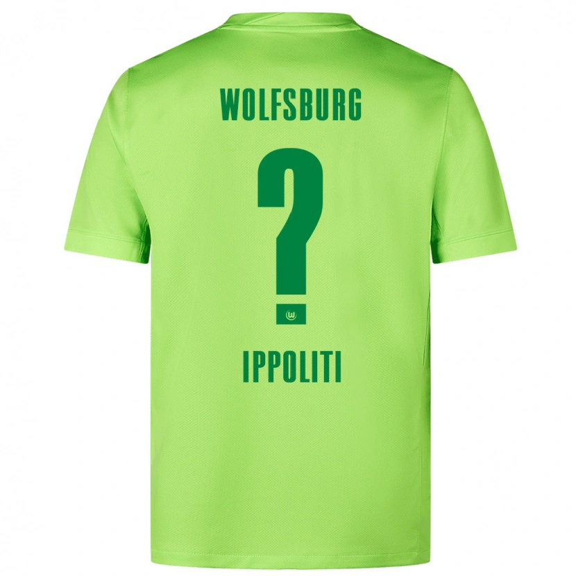 Danxen Mænd Mario Ippoliti #0 Fluorescerende Grøn Hjemmebane Spillertrøjer 2024/25 Trøje T-Shirt