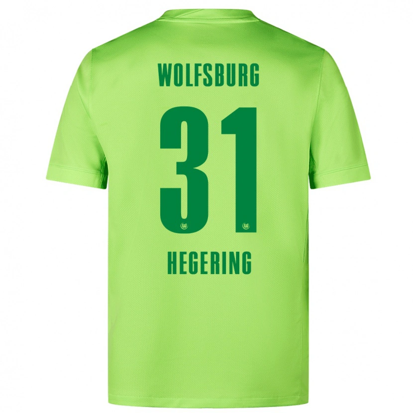 Danxen Mænd Marina Hegering #31 Fluorescerende Grøn Hjemmebane Spillertrøjer 2024/25 Trøje T-Shirt