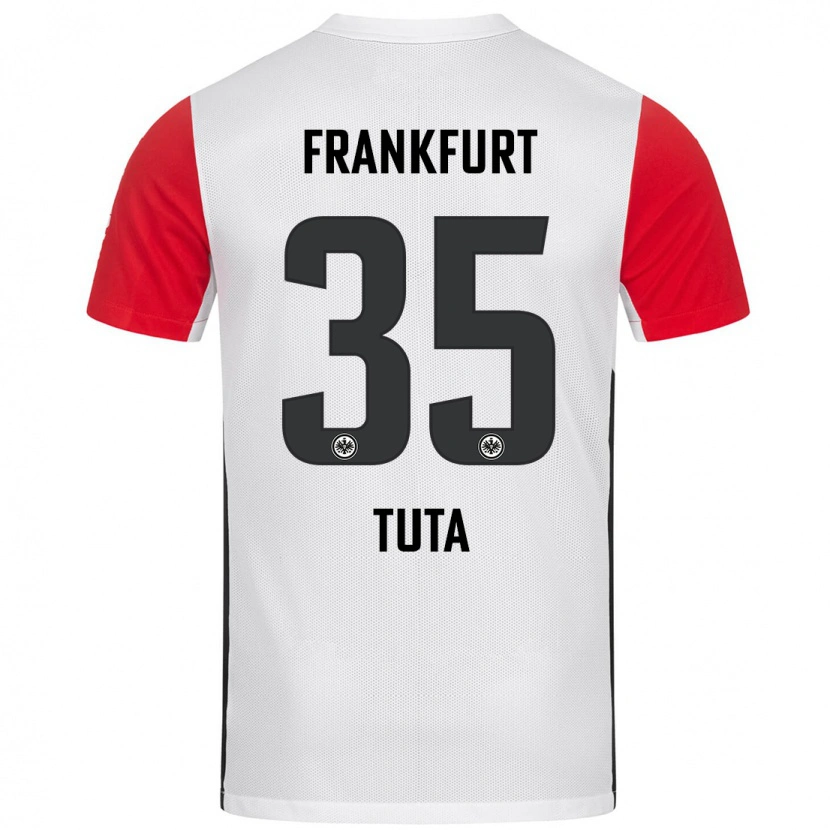 Danxen Mænd Tuta #35 Hvid Rød Hjemmebane Spillertrøjer 2024/25 Trøje T-Shirt