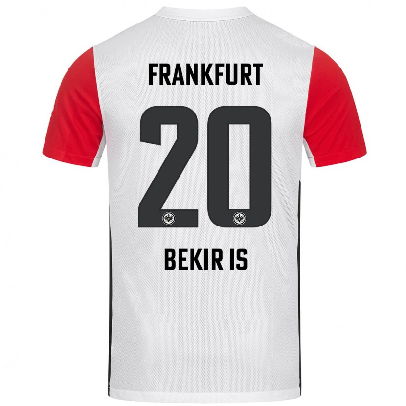 Danxen Mænd Eba Bekir Is #20 Hvid Rød Hjemmebane Spillertrøjer 2024/25 Trøje T-Shirt