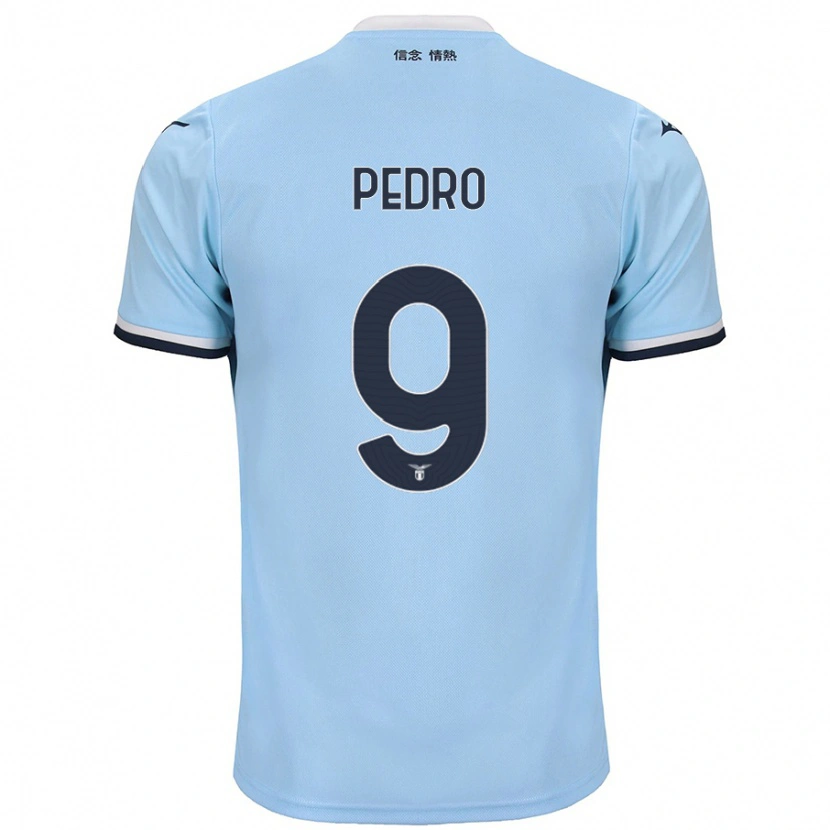 Danxen Mænd Pedro #9 Blå Hjemmebane Spillertrøjer 2024/25 Trøje T-Shirt