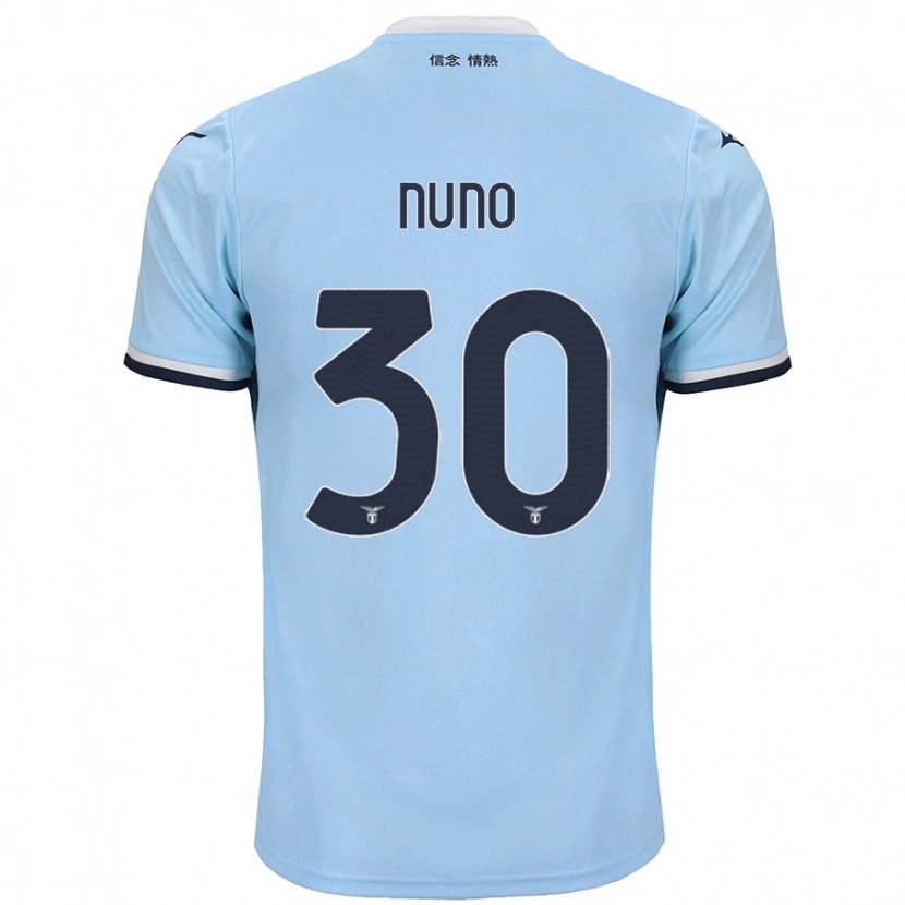 Danxen Mænd Nuno Tavares #30 Blå Hjemmebane Spillertrøjer 2024/25 Trøje T-Shirt