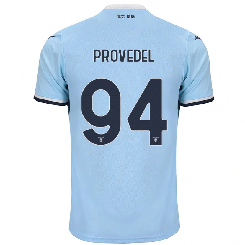 Danxen Mænd Ivan Provedel #94 Blå Hjemmebane Spillertrøjer 2024/25 Trøje T-Shirt