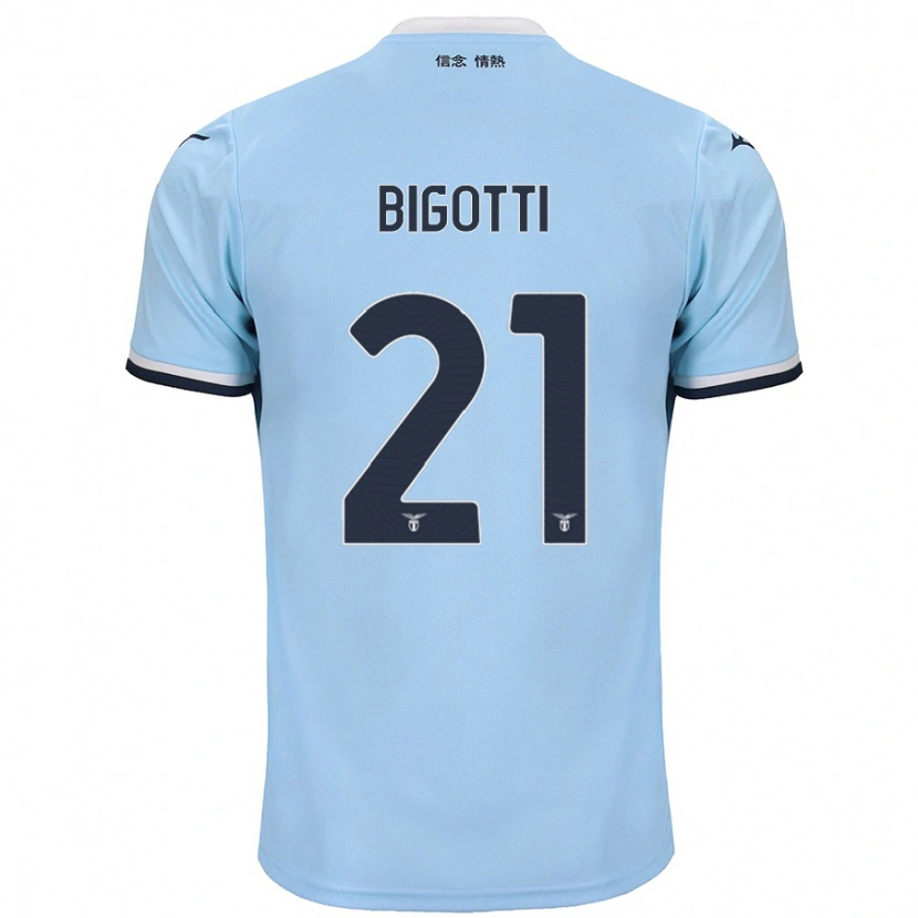Danxen Mænd Massimo Bigotti #21 Blå Hjemmebane Spillertrøjer 2024/25 Trøje T-Shirt