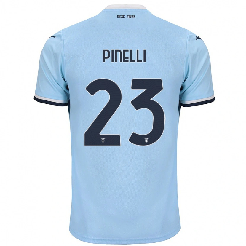Danxen Mænd Pietro Pinelli #23 Blå Hjemmebane Spillertrøjer 2024/25 Trøje T-Shirt
