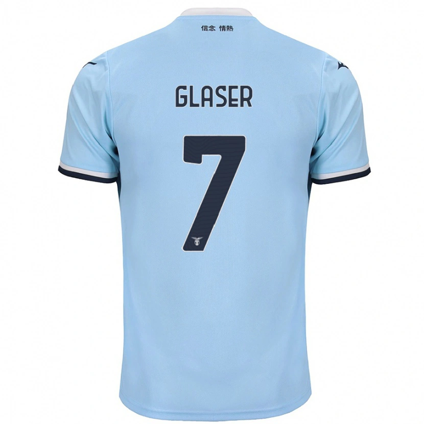 Danxen Mænd Julia Glaser #7 Blå Hjemmebane Spillertrøjer 2024/25 Trøje T-Shirt