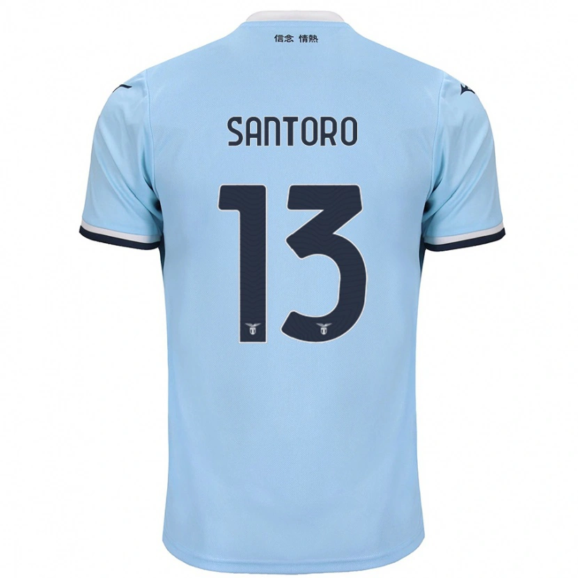 Danxen Mænd Martina Santoro #13 Blå Hjemmebane Spillertrøjer 2024/25 Trøje T-Shirt