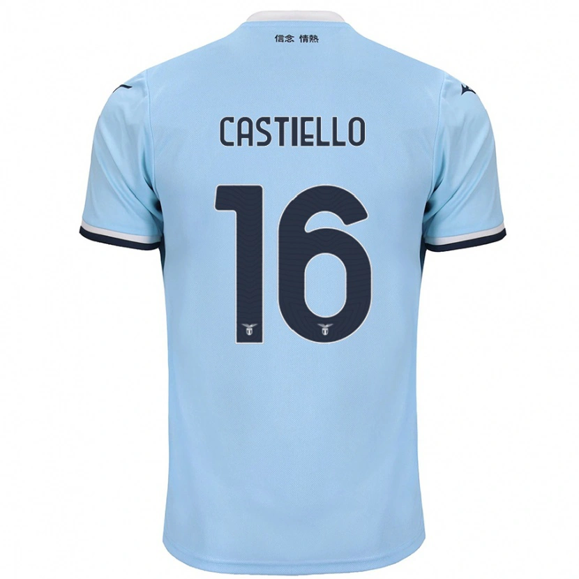 Danxen Mænd Antonietta Castiello #16 Blå Hjemmebane Spillertrøjer 2024/25 Trøje T-Shirt