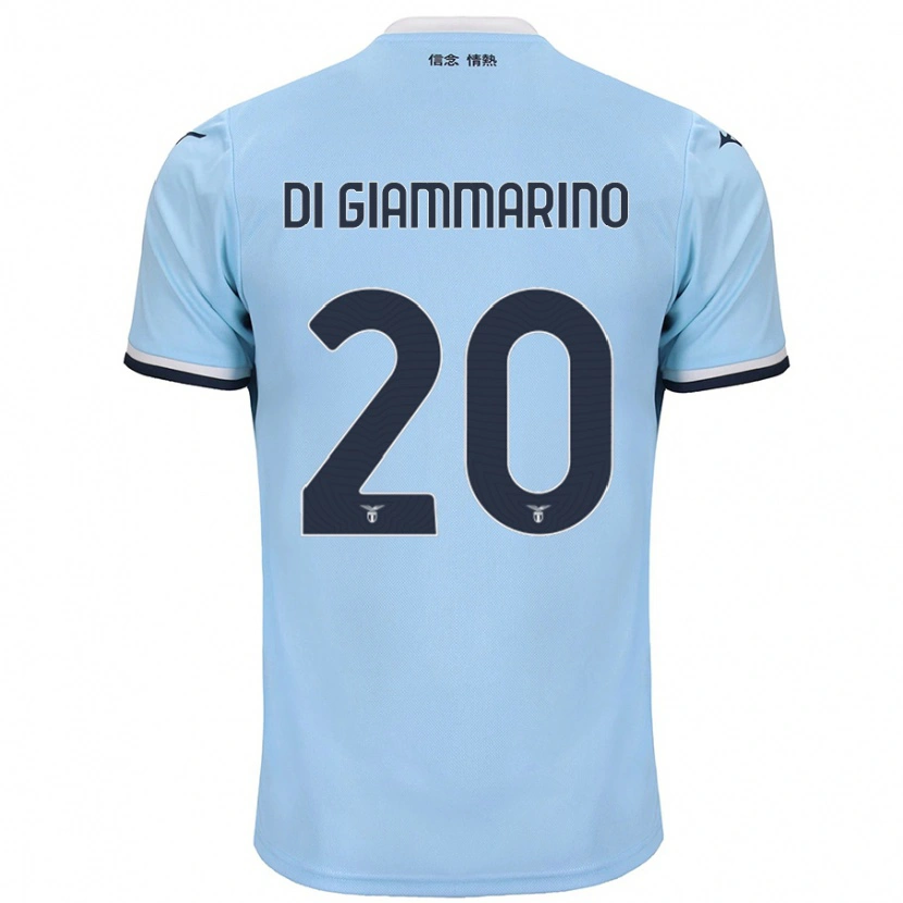Danxen Mænd Virginia Di Giammarino #20 Blå Hjemmebane Spillertrøjer 2024/25 Trøje T-Shirt