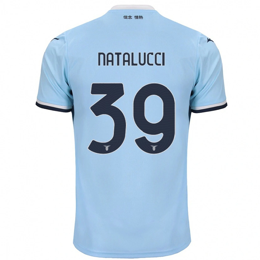 Danxen Mænd Serena Natalucci #39 Blå Hjemmebane Spillertrøjer 2024/25 Trøje T-Shirt