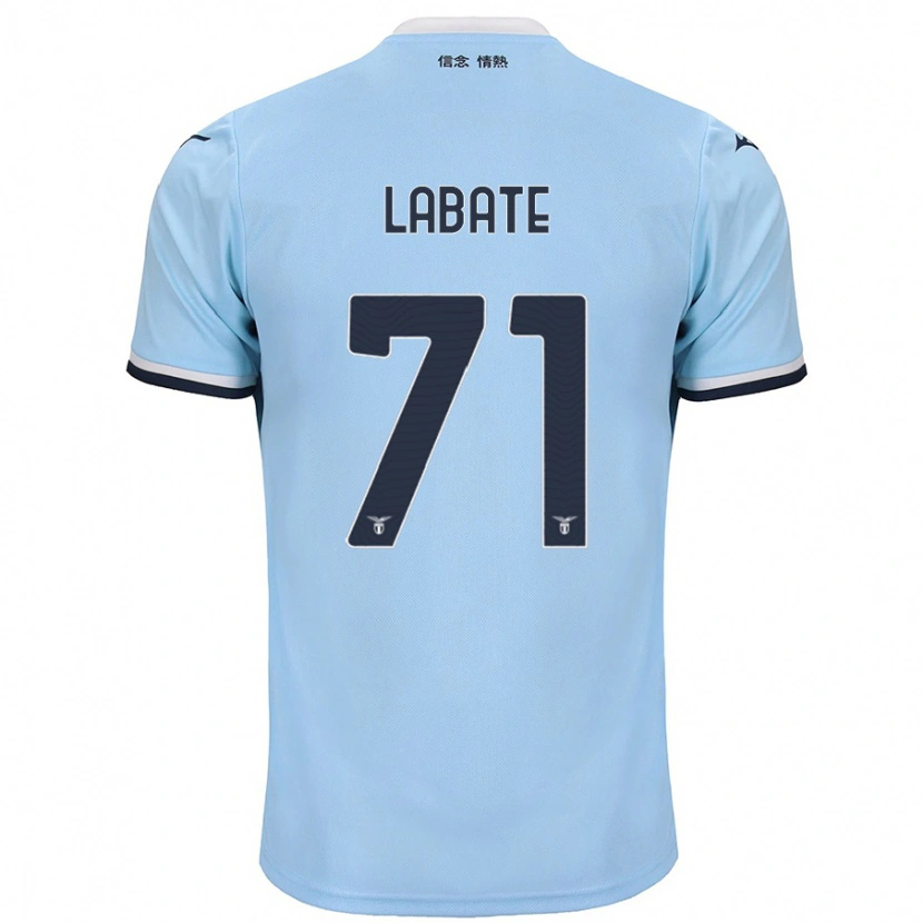 Danxen Mænd Camilla Labate #71 Blå Hjemmebane Spillertrøjer 2024/25 Trøje T-Shirt