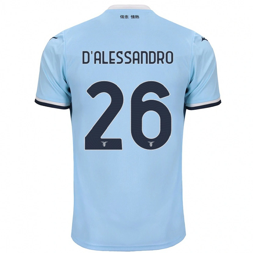 Danxen Mænd Mattya D'alessandro #26 Blå Hjemmebane Spillertrøjer 2024/25 Trøje T-Shirt
