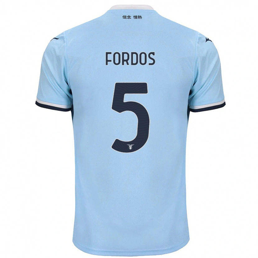 Danxen Mænd Beatrix Fordos #5 Blå Hjemmebane Spillertrøjer 2024/25 Trøje T-Shirt