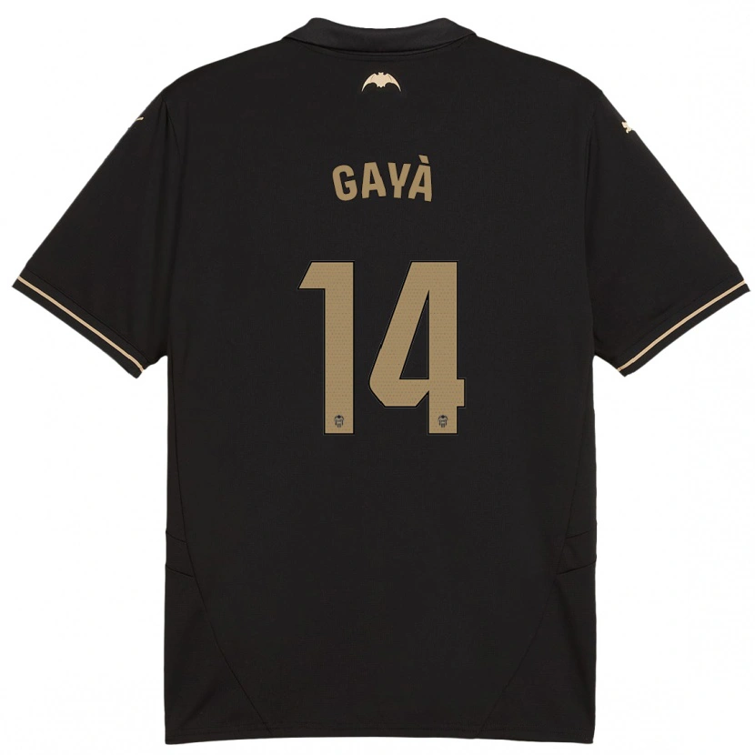 Danxen Mænd José Gayà #14 Sort Udebane Spillertrøjer 2024/25 Trøje T-Shirt