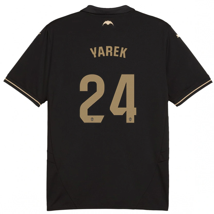 Danxen Mænd Yarek Gasiorowski #24 Sort Udebane Spillertrøjer 2024/25 Trøje T-Shirt