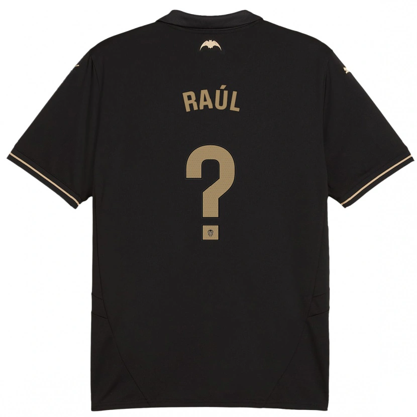 Danxen Mænd Raúl Jiménez #0 Sort Udebane Spillertrøjer 2024/25 Trøje T-Shirt