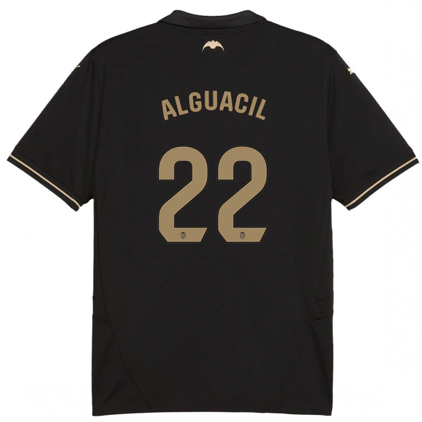 Danxen Mænd Ainhoa Alguacil #22 Sort Udebane Spillertrøjer 2024/25 Trøje T-Shirt