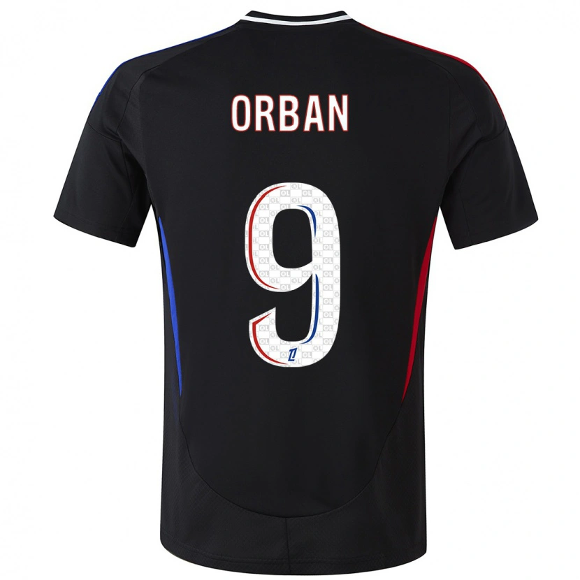 Danxen Mænd Gift Orban #9 Sort Udebane Spillertrøjer 2024/25 Trøje T-Shirt