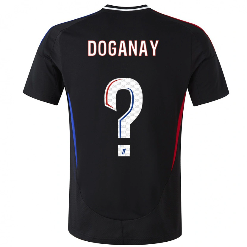 Danxen Mænd Kenan Doganay #0 Sort Udebane Spillertrøjer 2024/25 Trøje T-Shirt