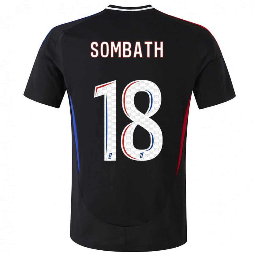 Danxen Mænd Alice Sombath #18 Sort Udebane Spillertrøjer 2024/25 Trøje T-Shirt