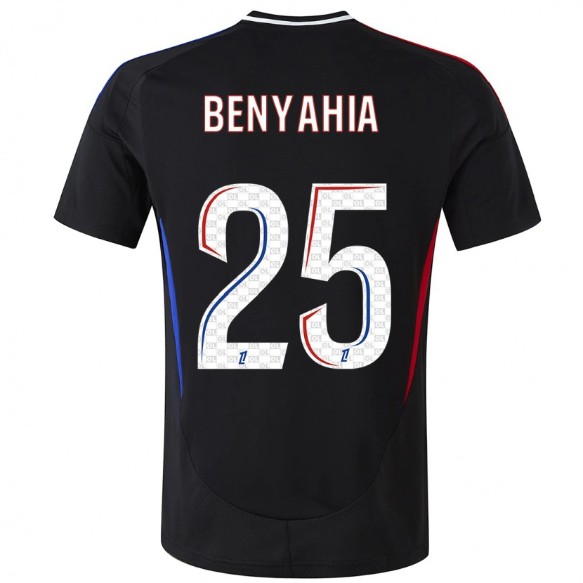 Danxen Mænd Ines Benyahia #25 Sort Udebane Spillertrøjer 2024/25 Trøje T-Shirt