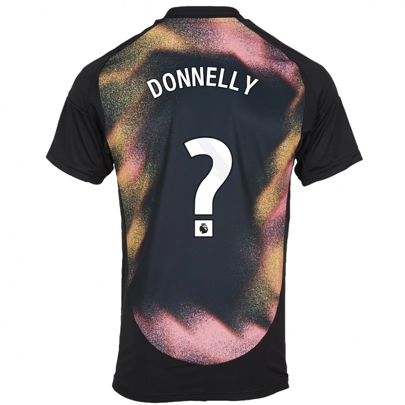 Danxen Mænd Ryan Donnelly #0 Sort Hvid Udebane Spillertrøjer 2024/25 Trøje T-Shirt