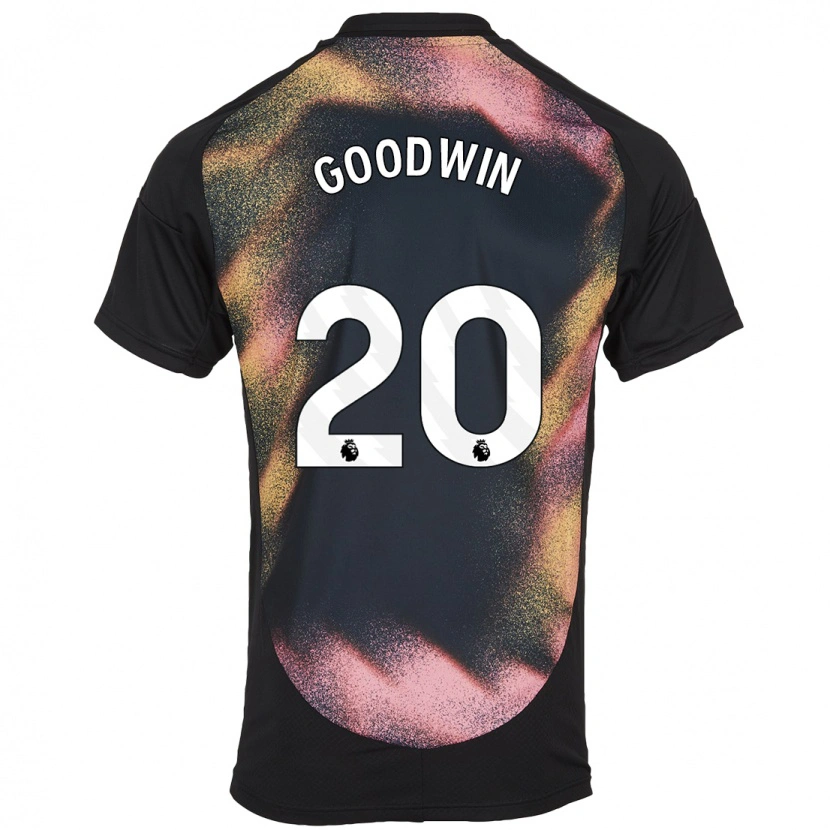 Danxen Mænd Missy Goodwin #20 Sort Hvid Udebane Spillertrøjer 2024/25 Trøje T-Shirt
