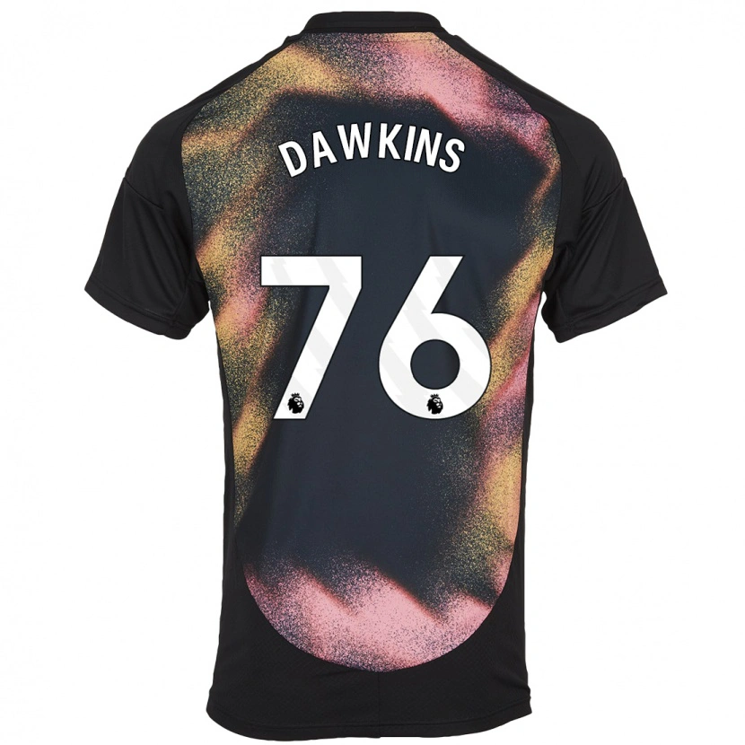 Danxen Mænd Kartell Dawkins #76 Sort Hvid Udebane Spillertrøjer 2024/25 Trøje T-Shirt